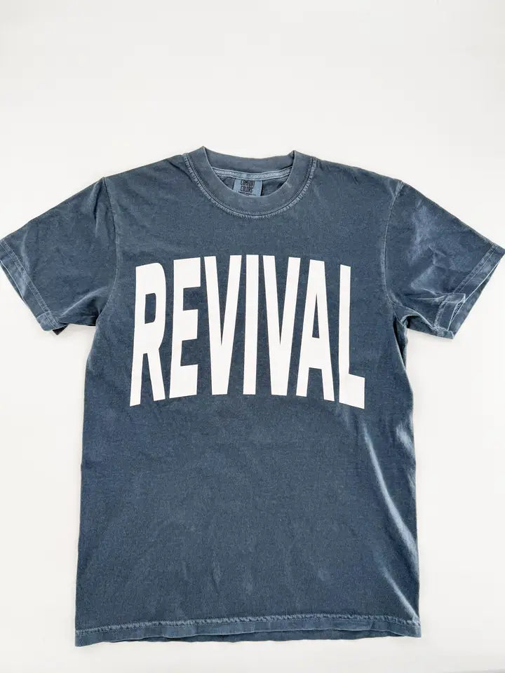 REVIVAL TEE (denim blue)
