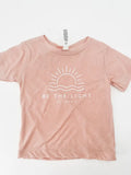 BE THE LIGHT TODDLER TEE (light pink)