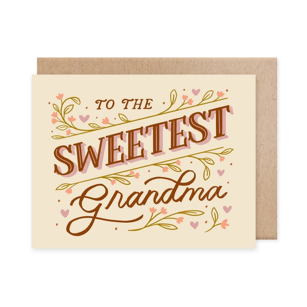 CARD - MOTHER'S DAY/BDAY (Sweetest Grandma)