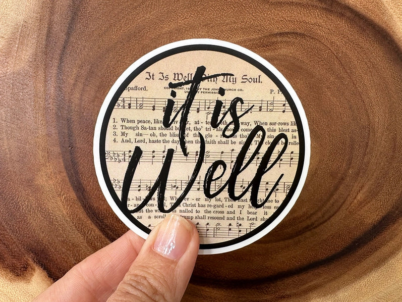 IT IS WELL Sticker