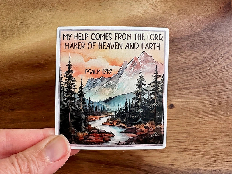 MY HELP Sticker