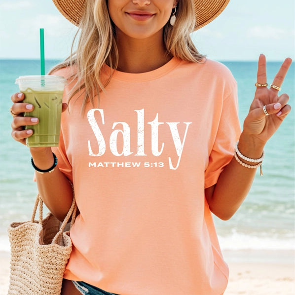 SALTY TEE (coral)