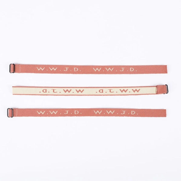 WWJD Bracelet (terracotta)