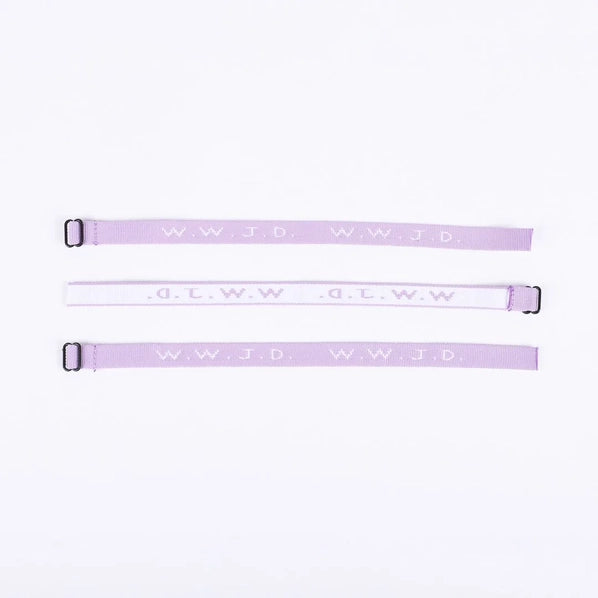 WWJD Bracelet (violet)
