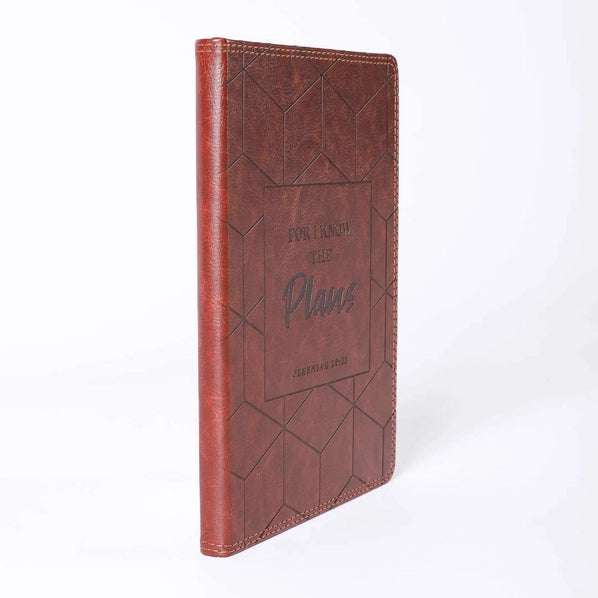 Jer 29:11 Church Notes/Journal Soft Cover (brown, small)