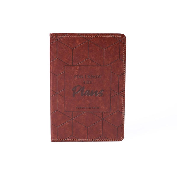 Jer 29:11 Church Notes/Journal Soft Cover (brown, small)
