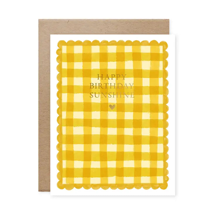 CARD - BIRTHDAY (Happy Birthday Sunshine)