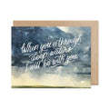 CARD - SYMPATHY/ENCOURAGEMENT (Deep Waters)