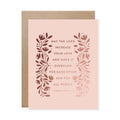CARD - WEDDING/ENGAGEMENT (Increase Your Love)