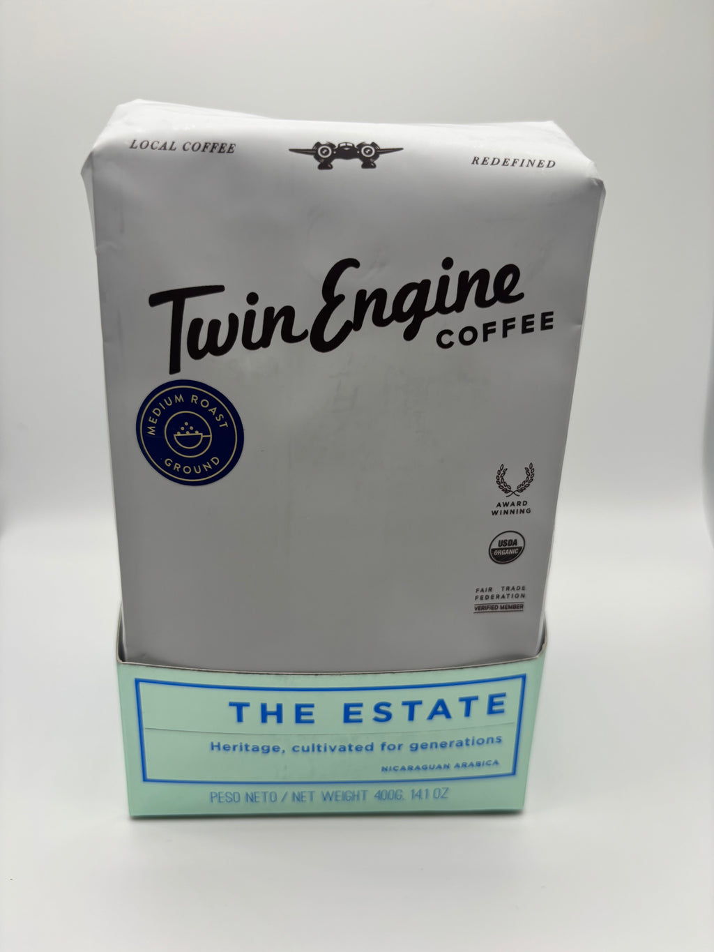 COFFEE - THE ESTATE (ground, medium roast, twin engine/nicaragua)