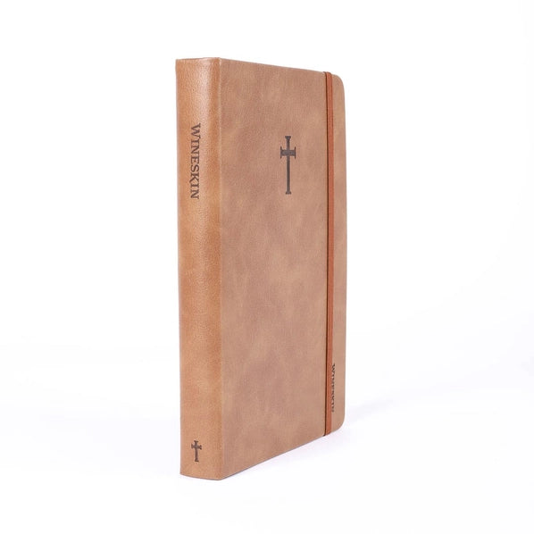 Wineskin Church Notes/Journal Hard Cover (tan, large)